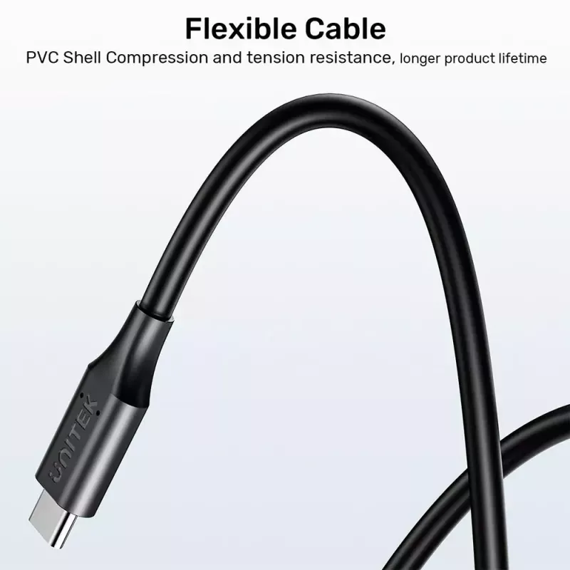 Kabel zasilający UNITEK C14115BK-1.8M USB C DC 1.8m 20V 3.25A