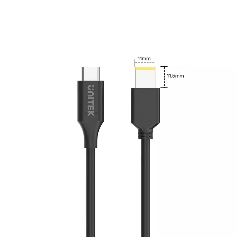 Kabel zasilający UNITEK C14115BK-1.8M USB C DC 1.8m 20V 3.25A