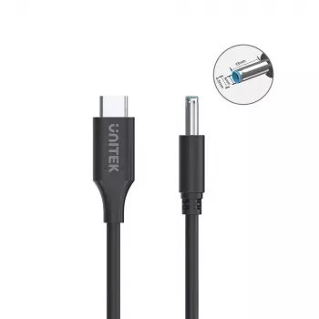 Przewód zasilający UNITEK C14117BK-1.8M USB C DC 1,8 m 20 V 3,25 A