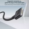 Kabel zasilający UNITEK C14121BK-1M Czarny MagSafe 3 USB C 1m 28V 5A