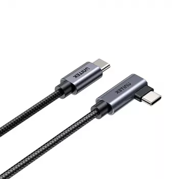 Kabel USB UNITEK C14123BK-1M 1m USB 2.0 Czarny Szary