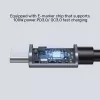 Kabel USB UNITEK C14123BK-1M 1m USB 2.0 Czarny Szary