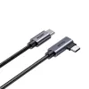 Kabel USB UNITEK C14123BK-3M USB 2.0 USB C 3 m Czarny Szary