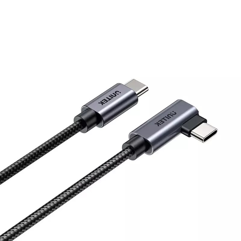 Kabel USB UNITEK C14123BK-3M USB 2.0 USB C 3 m Czarny Szary