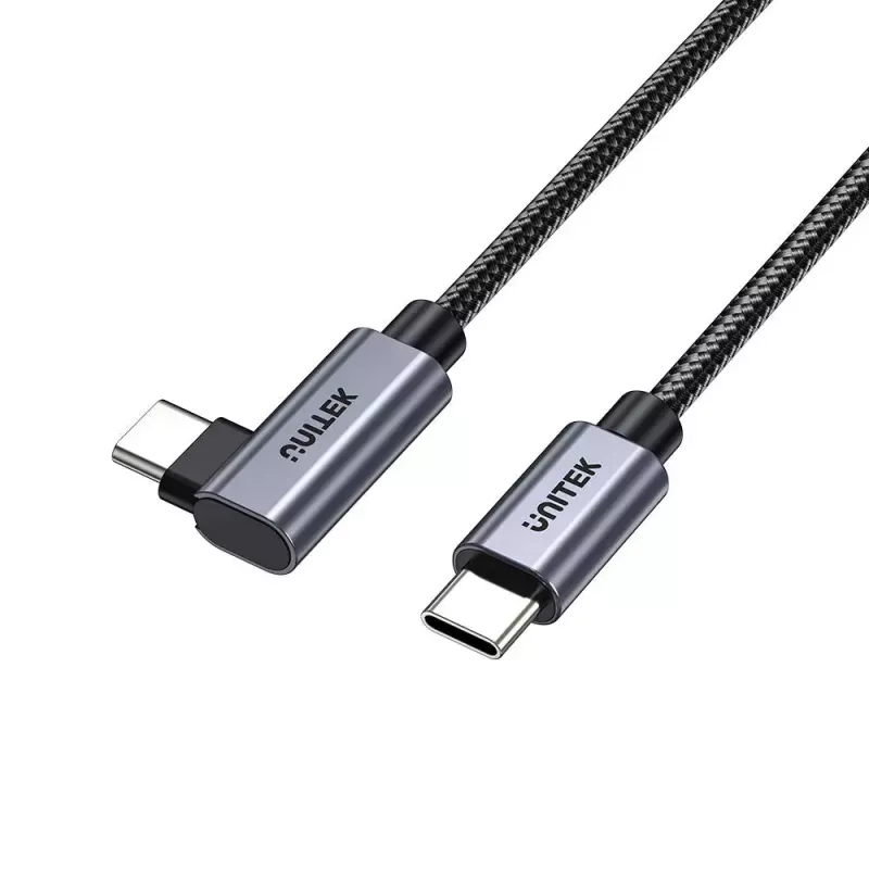 Kabel USB UNITEK C14123BK-3M USB 2.0 USB C 3 m Czarny Szary