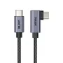 Kabel USB UNITEK C14123BK-3M USB 2.0 USB C 3 m Czarny Szary