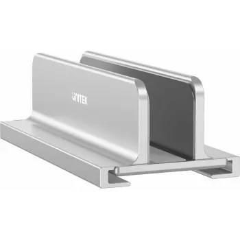 Podstawa pod laptop Unitek OT172GY pionowa aluminiowa na pojedynczy notebook (Unitek OT172GY)