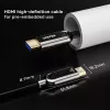 Kabel HDMI UNITEK C11085GY01-40M 40m 2.1 48 Gbit/s Czarny