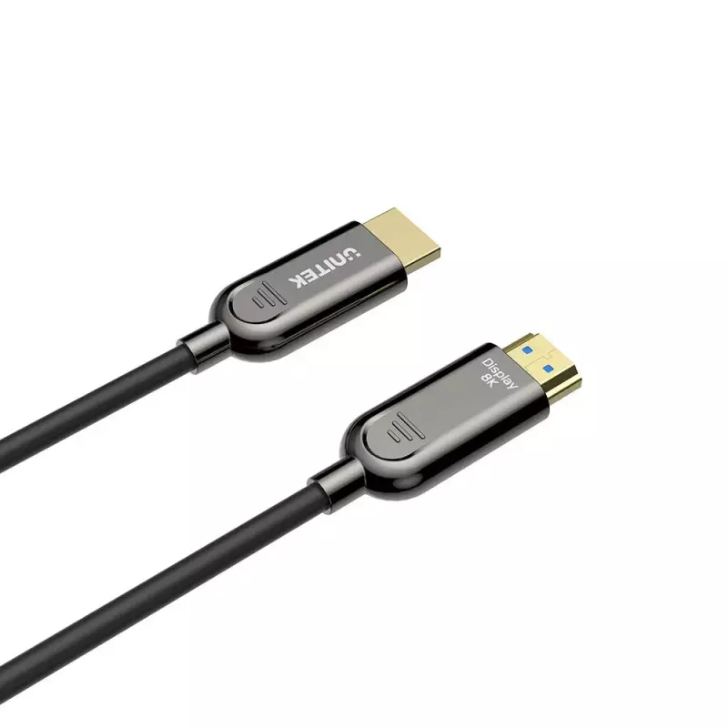 Kabel HDMI UNITEK C11085GY01-80M 80 m 2.1 48 Gbit/s Czarny