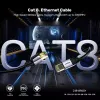 Kabel sieciowy UNITEK C18149AGY03-5M RJ-45 Cat8 5m Czarny