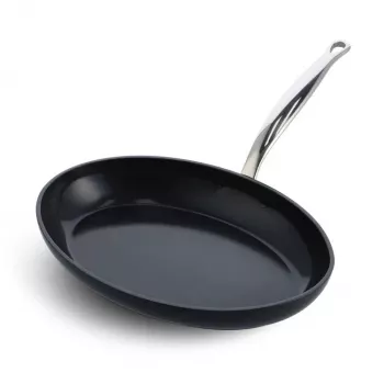Uniwersalna patelnia GreenPan Barcelona Pro Okrągła, 330 mm średnicy, bez PFAS, czarna