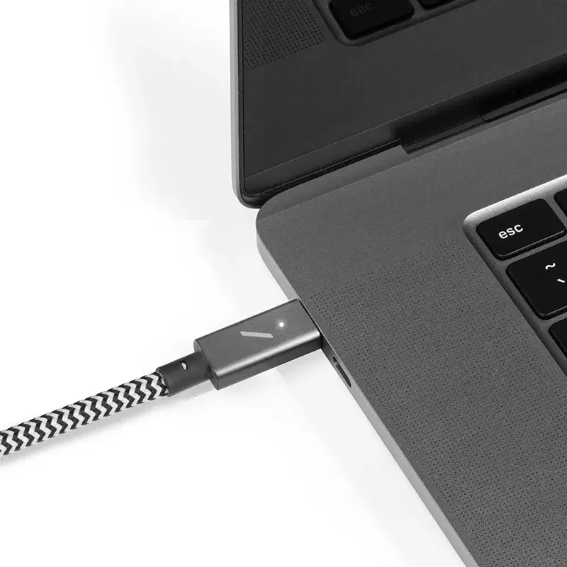 Native Union Belt Cable Pro USB-C do USB-C, 2,4 m, wyświetlacz LED, Rose