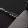 Native Union Belt Cable Pro USB-C do USB-C, 2,4 m, wyświetlacz LED, Rose