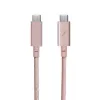 Native Union Belt Cable Pro USB-C do USB-C, 2,4 m, wyświetlacz LED, Rose
