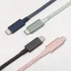 Native Union Belt Cable Pro USB-C do USB-C, 2,4 m, wyświetlacz LED, Rose