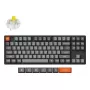Klawiatura mechaniczna Keychron K8 Max 80% (87 klawiszy) Przewodowa USB + Bezprzewodowa RF + Bluetooth, RGB, Czarny