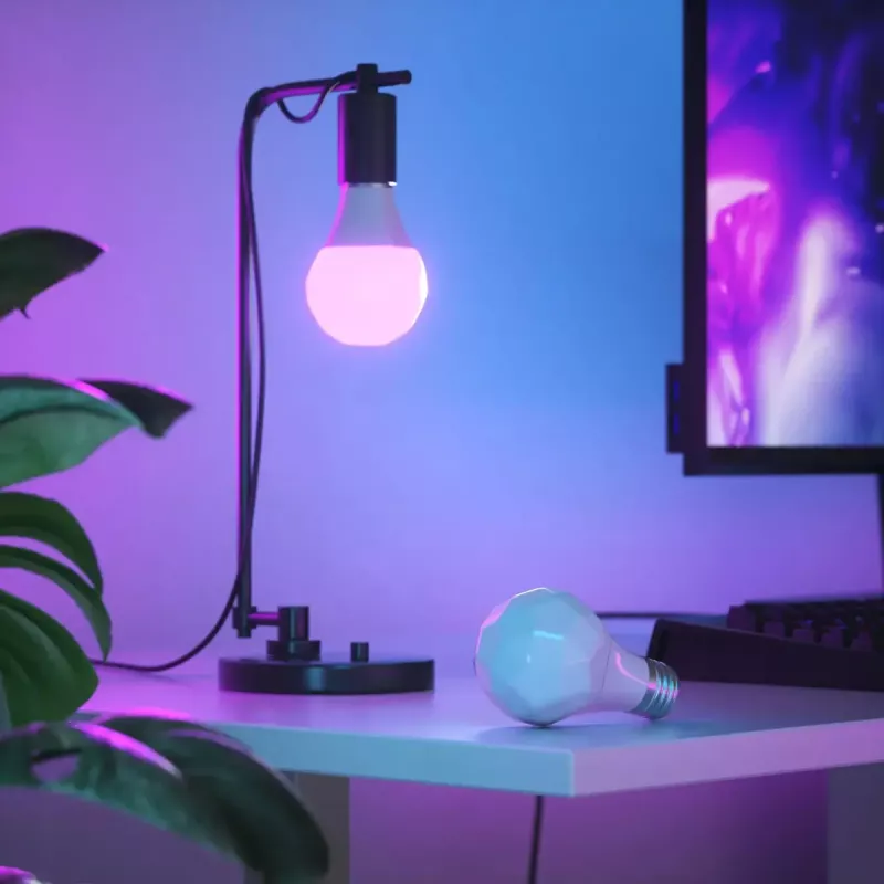 Inteligentna żarówka Nanoleaf NF080B02-3A19B — sterowana przez Wi‑Fi inteligentna żarówka LED