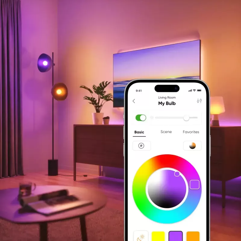 Inteligentna żarówka Nanoleaf NF080B02-3A19B — sterowana przez Wi‑Fi inteligentna żarówka LED