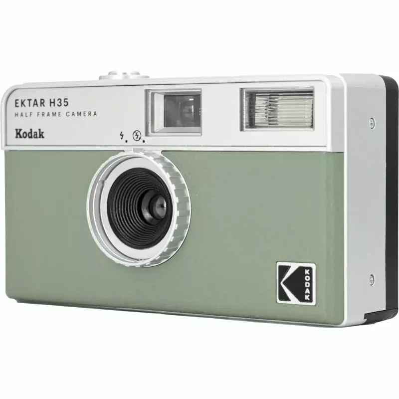 Aparat na film 35 mm Kodak EKTAR H35 Sage RK0103 — format filmu 35 mm, sterowanie ręczne