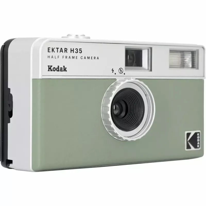 Aparat na film 35 mm Kodak EKTAR H35 Sage RK0103 — format filmu 35 mm, sterowanie ręczne