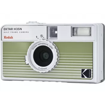 Kamera dalmierzowa na film Kodak Ektar H35N striped zielony RK0303, format 35 mm, sterowanie manualne