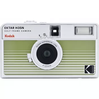 Kamera dalmierzowa na film Kodak Ektar H35N striped zielony RK0303, format 35 mm, sterowanie manualne