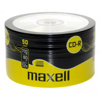 Płyty CD-R MAXELL 624036 — 700 MB, 52x, opakowanie 50 sztuk