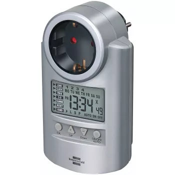 Cyfrowy programator tygodniowy Brennenstuhl BN-DT02 Srebrny