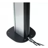 Przykręcana podstawa podłogowa B-TECH SYSTEM X BT8380 do montażu podłogowego, 240×240×6 mm, 200 kg, czarna