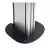 Przykręcana podstawa podłogowa B-TECH SYSTEM X BT8380 do montażu podłogowego, 240×240×6 mm, 200 kg, czarna