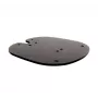 Przykręcana podstawa podłogowa B-TECH SYSTEM X BT8380 do montażu podłogowego, 240×240×6 mm, 200 kg, czarna