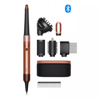 Multistyler Dyson Airwrap ID Curly + Coily — Technologia Warm, stożkowa lufa do kręcenia, Czarny/Różowe złoto