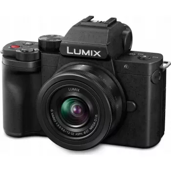 Aparat bezlusterkowy Panasonic Lumix DC-G100D czarny 20,3 MP wideo 4K