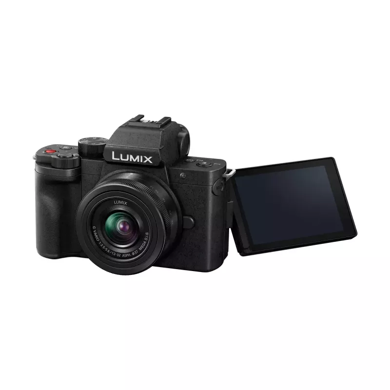 Aparat w obudowie obiektywu Panasonic Lumix DC-G100VEG-K 20,3 MP 4K Ultra HD