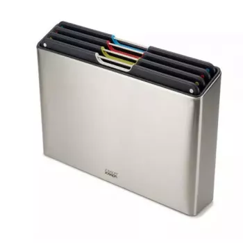 Deska do krojenia Joseph Joseph Folio Steel prostokątna stal nierdzewna