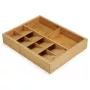 Organizer na sztućce joseph joseph DrawerStore Bamboo - kompaktowa taca na przybory do szuflad, konstrukcja bambusowa