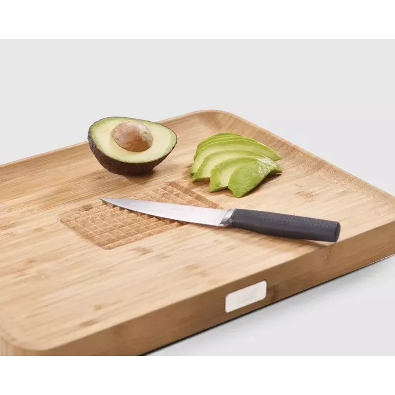 Deska do krojenia Joseph Joseph Cut&Carve prostokątna bambusowa