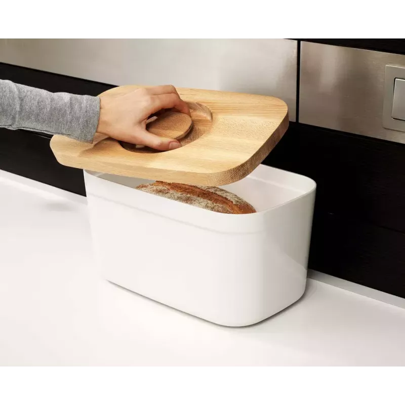 Bread Box Joseph Joseph Bread Bin Rectangular biały