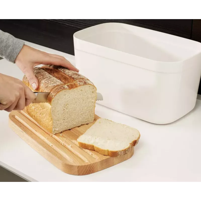Bread Box Joseph Joseph Bread Bin Rectangular biały