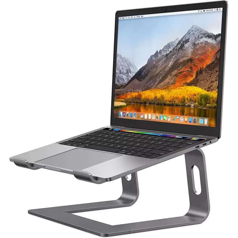 Podstawka pod laptopa Desire2 Supreme Pro Srebrna dla laptopów 43,9 cm (17,3 cala), aluminium, wysokość 127 mm, długość 254 mm