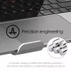 Podstawka pod laptopa Desire2 Supreme Pro Srebrna dla laptopów 43,9 cm (17,3 cala), aluminium, wysokość 127 mm, długość 254 mm