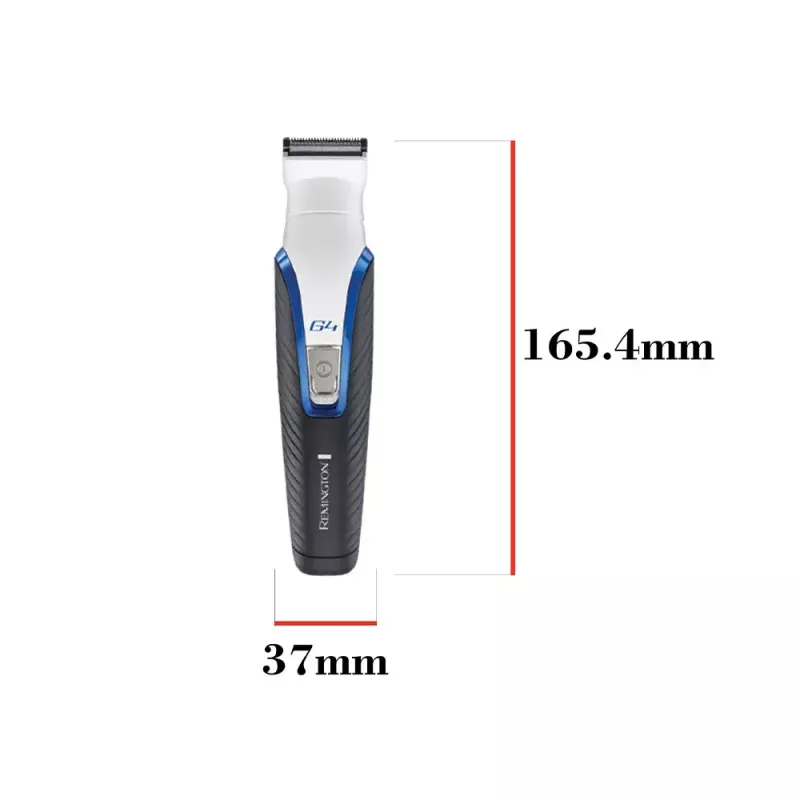Remington G4 Graphite Series Multi Grooming Kit Czarny Niebieski Biały 0,2 mm