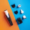 Remington G4 Graphite Series Multi Grooming Kit Czarny Niebieski Biały 0,2 mm