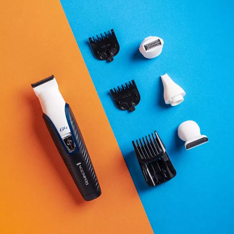 Remington G4 Graphite Series Multi Grooming Kit Czarny Niebieski Biały 0,2 mm