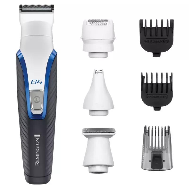 Remington G4 Graphite Series Multi Grooming Kit Czarny Niebieski Biały 0,2 mm