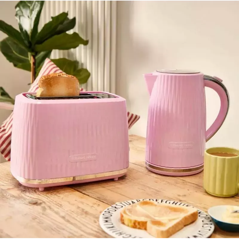 Toster Russell Hobbs 27372-56 2 kromki 800 W Różowy Stal nierdzewna