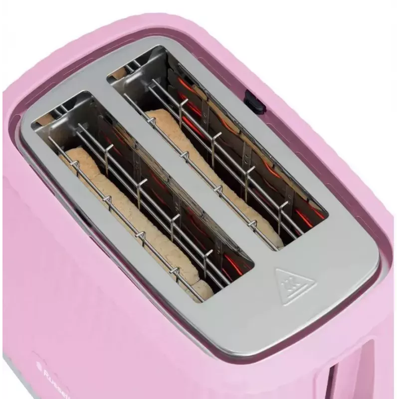 Toster Russell Hobbs 27372-56 2 kromki 800 W Różowy Stal nierdzewna