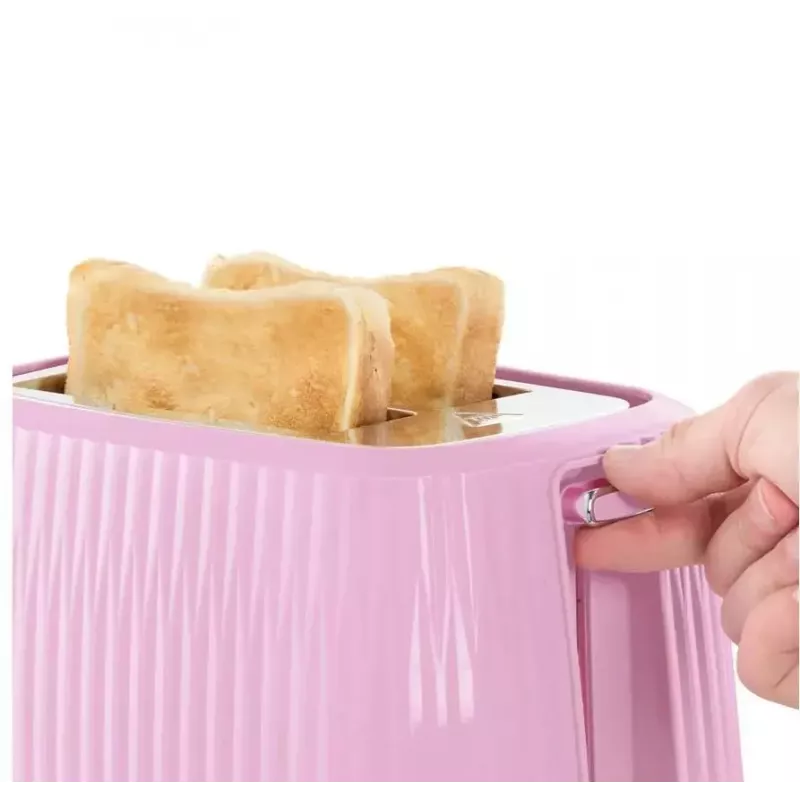 Toster Russell Hobbs 27372-56 2 kromki 800 W Różowy Stal nierdzewna