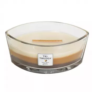 Świeca WoodWick 76904 Karmel Wanilia Beżowy Brązowy Biały 1 szt. 190,5 mm