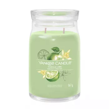 Wax Candle Yankee Candle Signature Lime Vanilla zielony 1 pc 157mm 9.3cm 567g